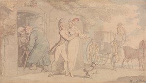 霊廟 作： Thomas Rowlandson