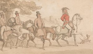『ジョニー・ニューカムの軍隊冒険記』 作： Thomas Rowlandson