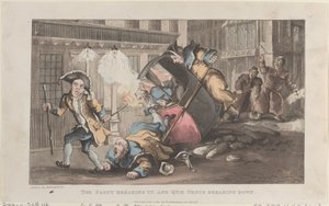 The History of John...、1821 年 12 月 1 日より。 作： Thomas Rowlandson