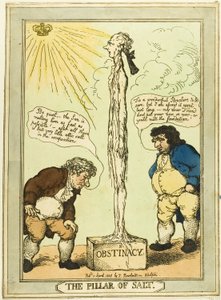 塩の柱 作： Thomas Rowlandson
