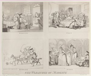 The Pleasures of Margate, July 25, 1800.（マーゲートの楽しみ）, July 25, 1800. 作： Thomas Rowlandson