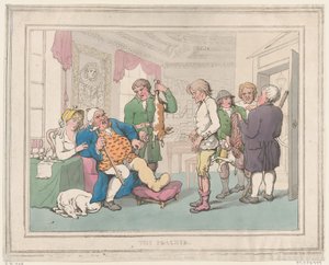 The Poacher』1806年5月1日号、1806年5月1日号。 作： Thomas Rowlandson