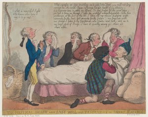 1805 年 4 月 28 日のジョニー・マッククリーの政治的死と最後の意志と遺言、1805 年 4 月 28 日。