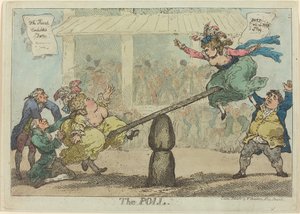 世論調査 作： Thomas Rowlandson