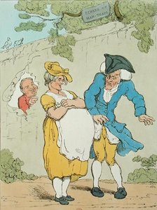 妊娠中の女性 作： Thomas Rowlandson