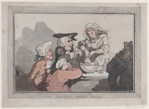 プリティ・バーのメイド、1786 年 10 月 20 日、1786 年 10 月 20 日。 作： Thomas Rowlandson