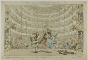 目の前の展望 作： Thomas Rowlandson