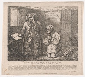 和解 ボズウェルの絵のような美しさ、パート 2、1786 年 6 月 20 日、1786 年 6 月 20 日。 作： Thomas Rowlandson