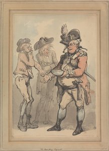 募集担当軍曹 作： Thomas Rowlandson