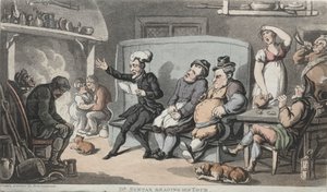 Rev. Dr. Syntax ツアーを読む 作： Thomas Rowlandson