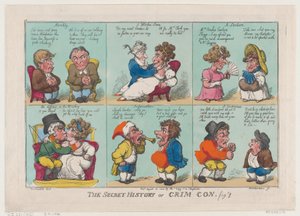 クリムコンの秘密の歴史、図 1、1808 年 8 月 18 日、1808 年 8 月 18 日。 作： Thomas Rowlandson