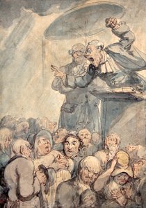 スペルバインダー（水彩画） 作： Thomas Rowlandson