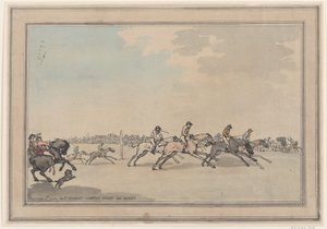 スタート、1786 年 6 月 21 日、1786 年 6 月 21 日。 作： Thomas Rowlandson