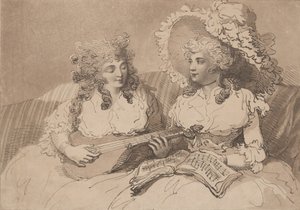 サイレン、1787 年 4 月 10 日、1787 年 4 月 10 日。 作： Thomas Rowlandson
