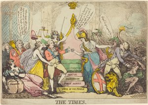 タイムズ 作： Thomas Rowlandson