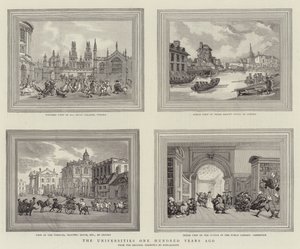 百年前の大学 作： Thomas Rowlandson