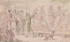 O vigário de Wakefield: a foto da família 作： Thomas Rowlandson
