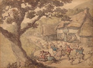 ヴィレッジ・ダンス 作： Thomas Rowlandson