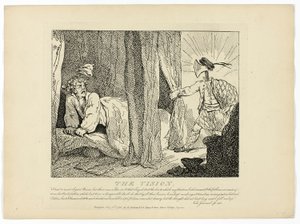 ボズウェルの『ヘブリディーズ紀行』より「幻影 作： Thomas Rowlandson