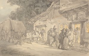 「ワゴナーズ・レスト」 作： Thomas Rowlandson
