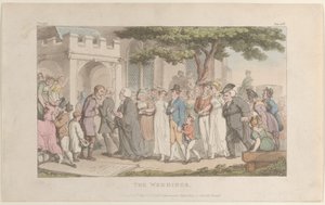 1817 年 5 月 1 日、ウェイクフィールドの牧師からの結婚式。