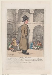 トーマス・シモンズ、1807 年 11 月 9 日、1807 年 11 月 9 日。 作： Thomas Rowlandson