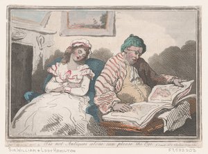 Tis not Antiques Alone can Please the Eye, or Tastes Differ, 1786 年 11 月 20 日., November 20, 1786. 作： Thomas Rowlandson