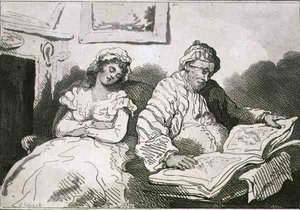 「アンティークだけではなく、目も楽しませてくれる」（T. Smith著）。 作： Thomas Rowlandson