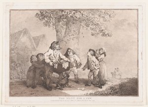 ユダヤ人には多すぎる、1785 年 9 月 20 日、1785 年 9 月 20 日。 作： Thomas Rowlandson