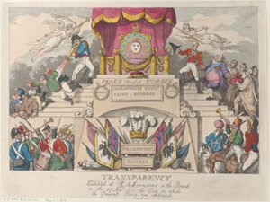 透明性: 1815 年 11 月 27 日にストランドの R. アッカーマンズで展示されました..., 11 月 27 日. 作： Thomas Rowlandson