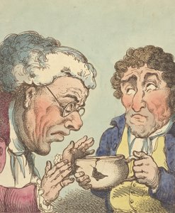 崇拝、1800年、1800年。 作： Thomas Rowlandson