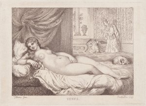 ウルビーノのヴィーナス, 1799., 1799. 作： Thomas Rowlandson