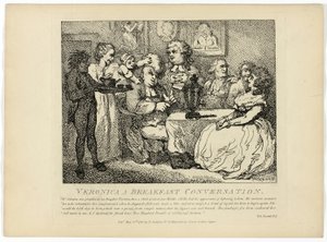 ヴェロニカ 朝食の会話（『ボズウェルのヘブリディーズ紀行』より 作： Thomas Rowlandson