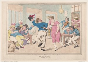 ワッピング、1807 年 9 月、1807 年 9 月。 作： Thomas Rowlandson