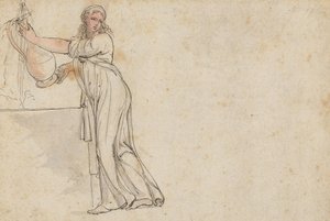 井戸のそばの女 作： Thomas Rowlandson