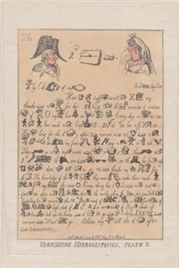 Yorkshire Hieroglyphics、プレート 2、1809 年 3 月 11 日、1809 年 3 月 11 日。 作： Thomas Rowlandson