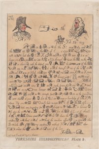 ヨークシャーのヒエログリフ、プレート3、1809年3月13日、1809年3月13日。