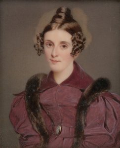 女性の肖像、カリフォルニア州。 1835年。 作： Thomas Seir Cummings