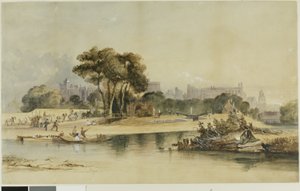 ウィンザー城周辺 作： Thomas Shotter Boys