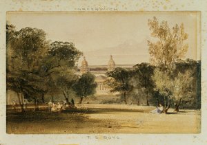 公園からのグリニッジ病院、1830