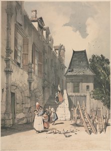 LAbbaye St. Amand、ルーアン、1839年。 作： Thomas Shotter Boys
