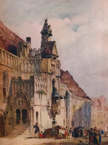 市庁舎、セントオメル、1867年 作： Thomas Shotter Boys