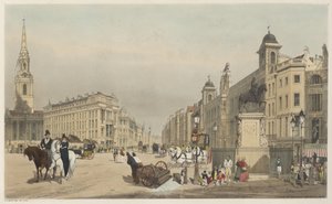 あるがままのロンドン: ストランドへの入り口、チャリング クロスより 作： Thomas Shotter Boys