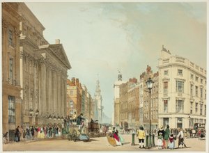 マンション ハウス、チープサイド、「ロンドンの原風景」のプレート 1 枚 作： Thomas Shotter Boys