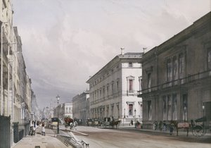 ポールモール：クラブハウス、1842年 作： Thomas Shotter Boys