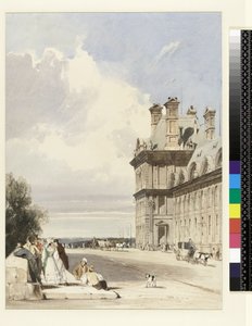 パビリオンドフロール、チュイルリー、パリ、c.1829 作： Thomas Shotter Boys