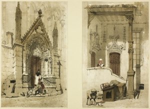 赤いドア、ノートルダム、パリ 作： Thomas Shotter Boys