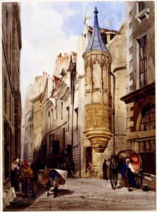 Rue de l "Amiral Coligny、rue Bailleul、Paris、1831