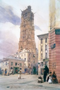 セントジャックタワー、1834年 作： Thomas Shotter Boys