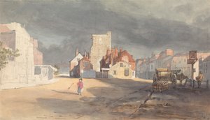 ストラットフォード バイ ボウのストリート シーン 作： Thomas Shotter Boys